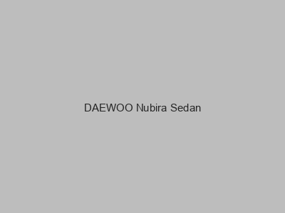 Enganches económicos para DAEWOO Nubira Sedan